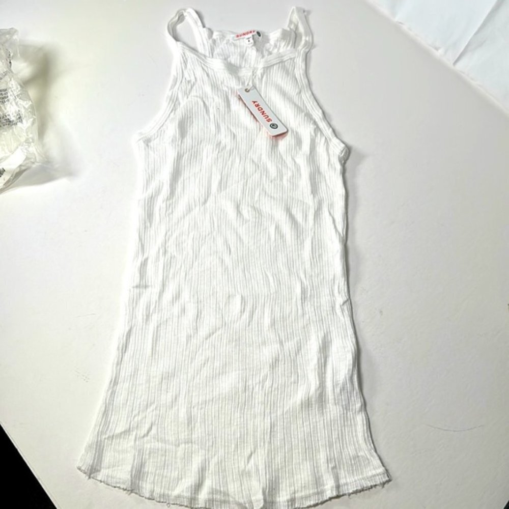SUNDRY Women's Strappy Tank Top - Picture 2 of 8